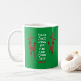 Tasse - Rentier des Weihnachtsmannes - Rudolph