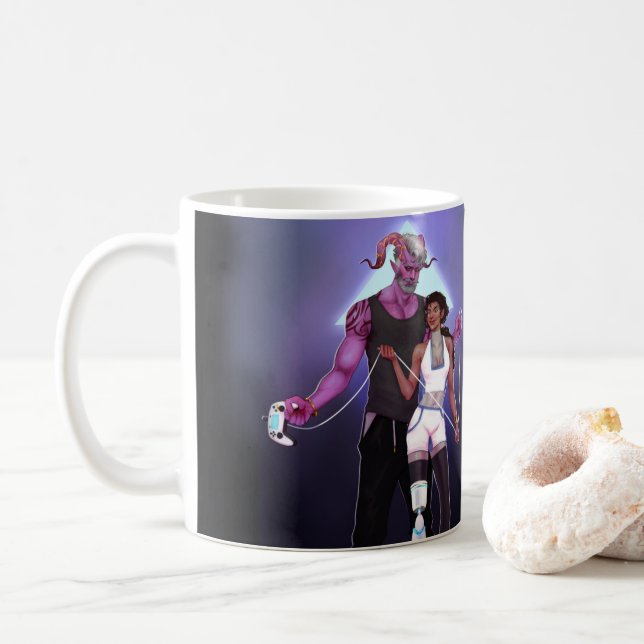 Tasse Rohn und Nakia (Mit Donut)