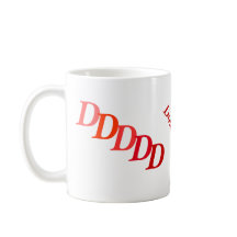 Tasse - Roter Name und ursprüngliche Bezeichnung