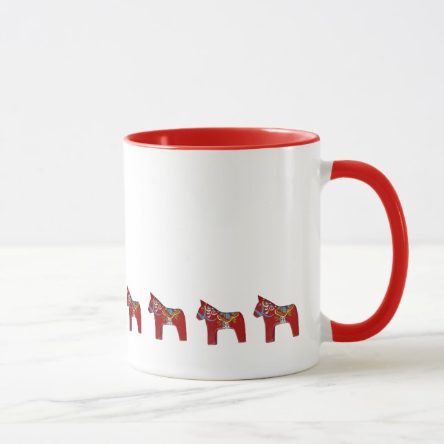 Tasse Rotes Pferd (Rechts)