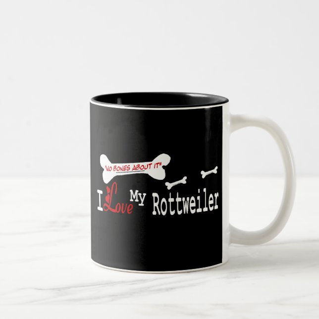Tasse Rottweiler (I Liebe) (Rechts)