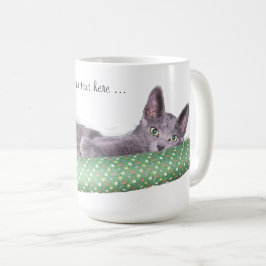 Tasse - Russisches blaues Kätzchen