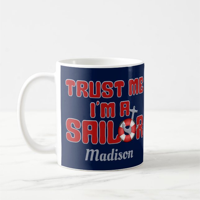 Tasse SAILOR individuelle Name (Links)