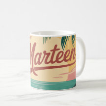 Tasse Saint-Martin Retro-Sonnenuntergang