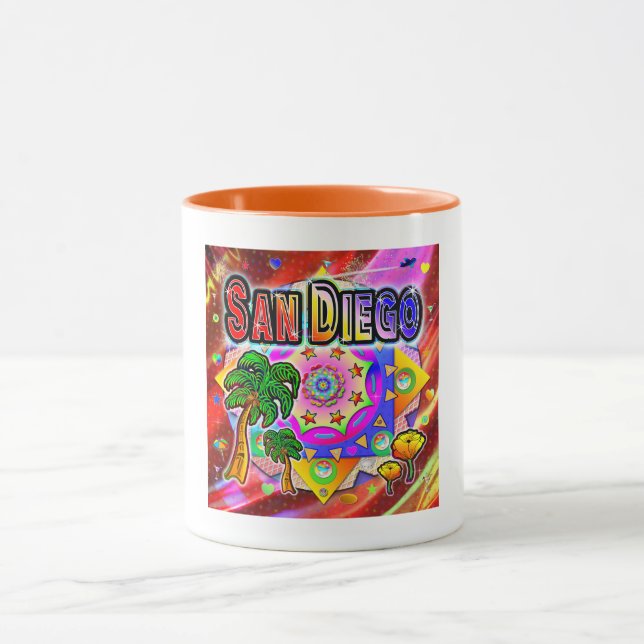 Tasse San Diego Tropical Friends (Zentrum)