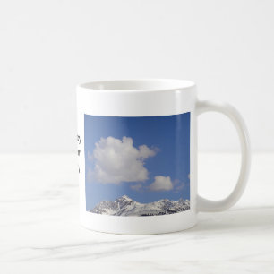 Tasse Schneeberg: Genießen Sie Ihren Tag