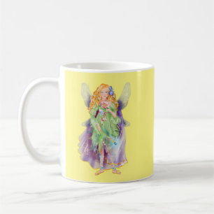 Tasse schöne Fee mit Flügeln