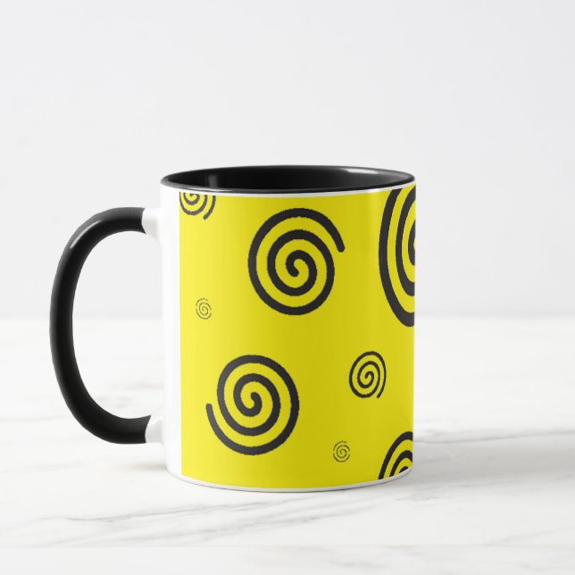 Tasse Schwarz/Gelb (Links)
