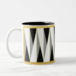tasse | schwarz | weiss | gold | triangle °2