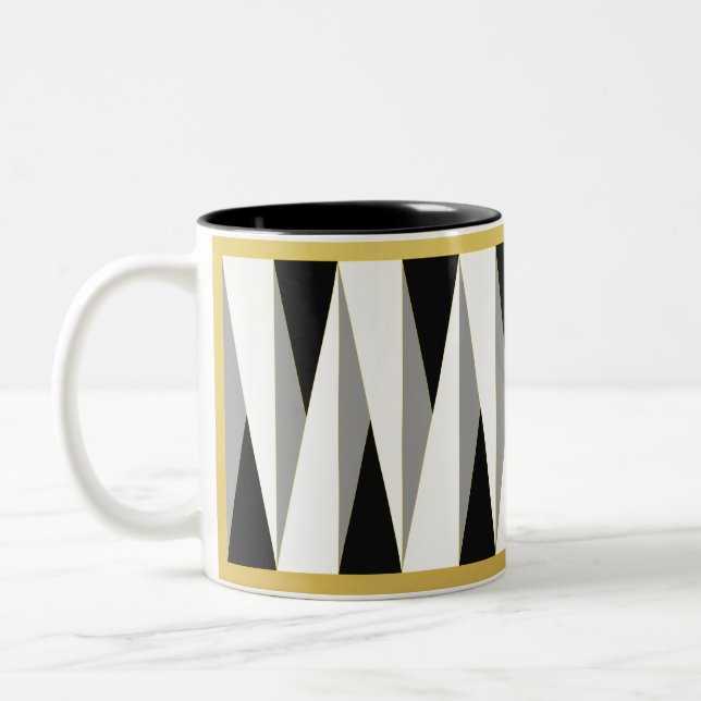 tasse | schwarz | weiss | gold | triangle °2 (Links)