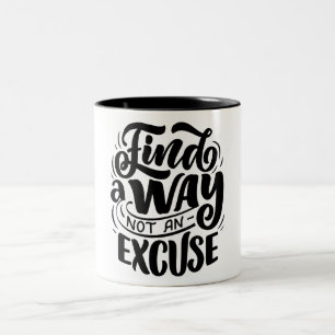 Tasse Schwarz-weißer Vintager Quotes