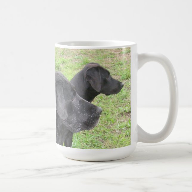 Tasse: Schwarze Labradore Tasse (Rechts)