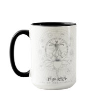 Tasse schwarzer Rand Griff  |  Auge des Clarion