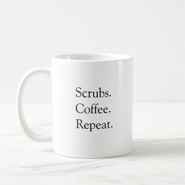 Tasse Scrubs Kaffeepause Wiederholung (Links)