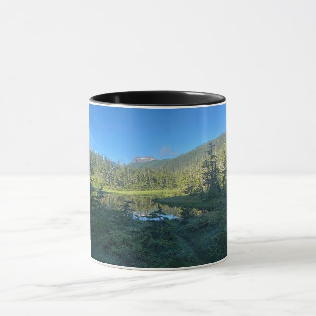 Tasse Serene Alaska See und Wald (Zentrum)