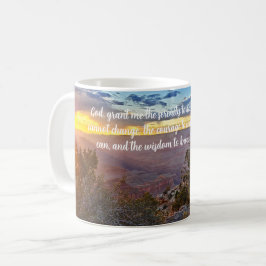 Tasse Serenity Gebet Grand Canyon Bild