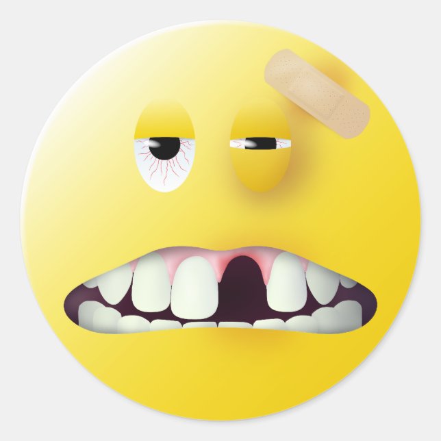 Tasse-Shootfläche Runder Aufkleber (Vorderseite)