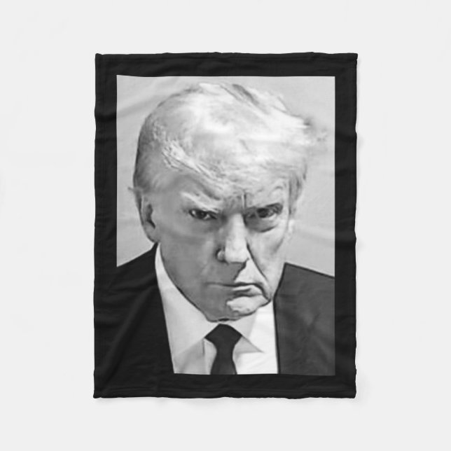 Tasse Shot - Donald Trump Tasse Shot Fleecedecke (Vorderseite)