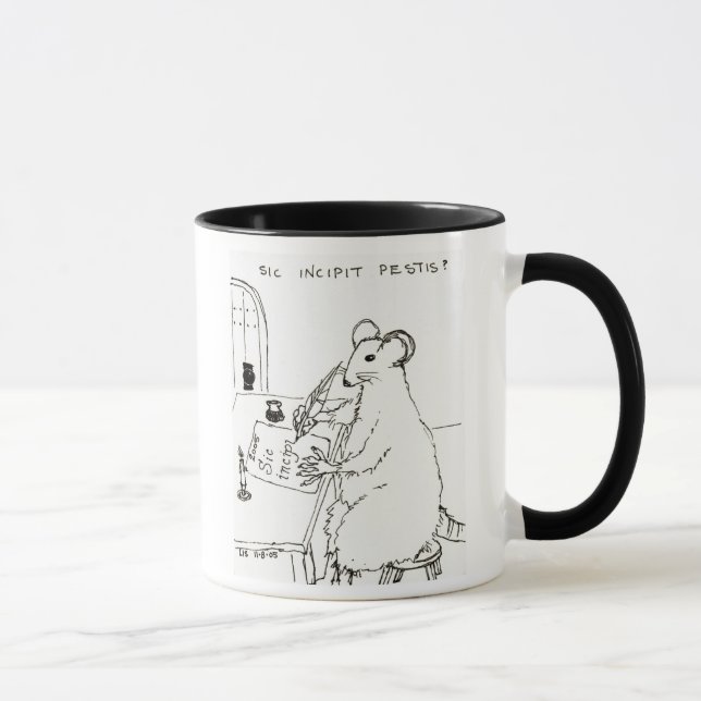 Tasse Sic Incipit Pestis (Rechts)