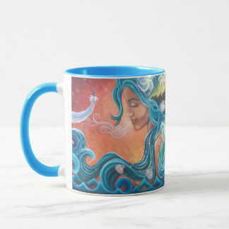 Tasse - Sie ist das Meer, originelle Kunst