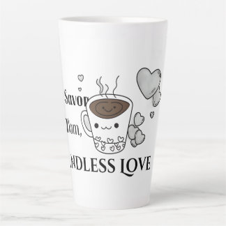 Tasse 'Sip Savour Love Mom Latte'