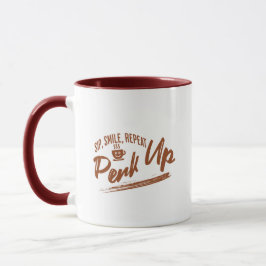 Tasse 'Sip Smile Repeat Kaffee'