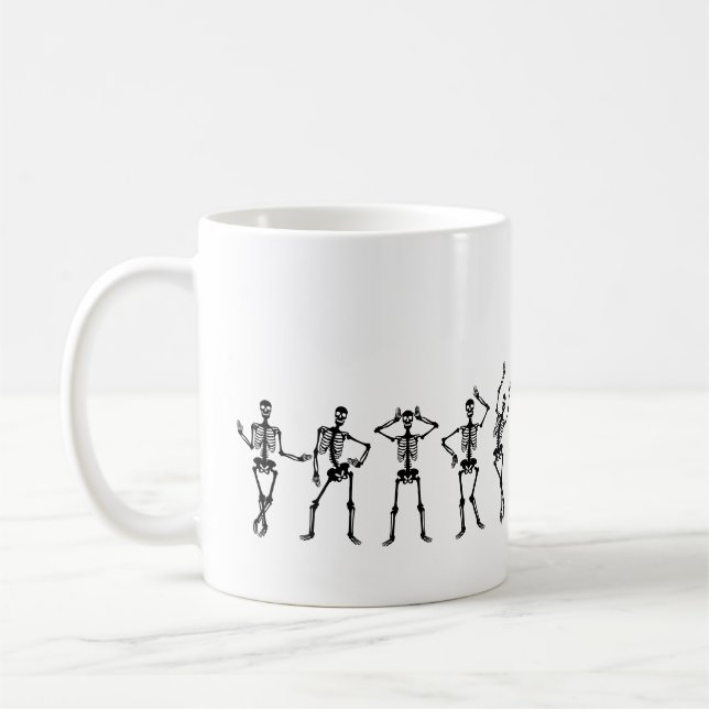 Tasse Skeleton Halloween (Links)