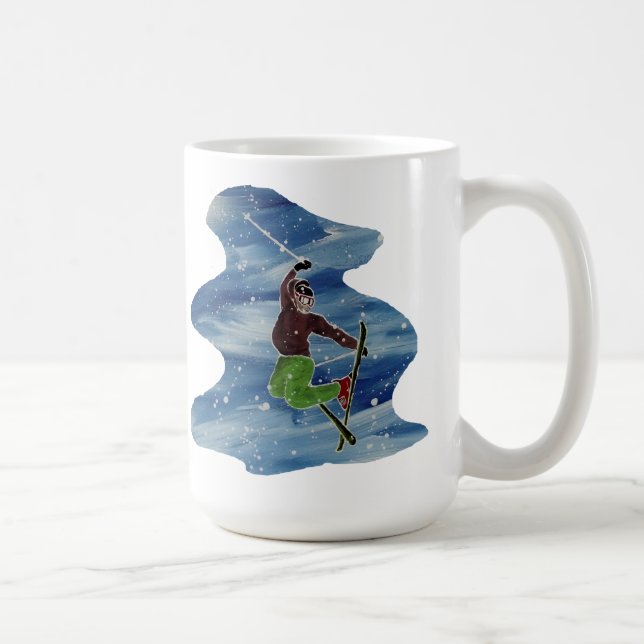 Tasse Skifahren (Rechts)