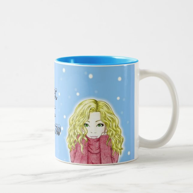 Tasse Snowfall Girl (Rechts)