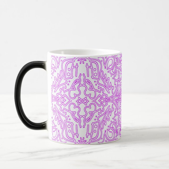 Tasse Soft Pink Dream Mandala-Muster (Links)