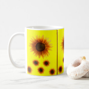 Tasse Sonnenblumen