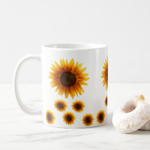 Tasse Sonnenblumen