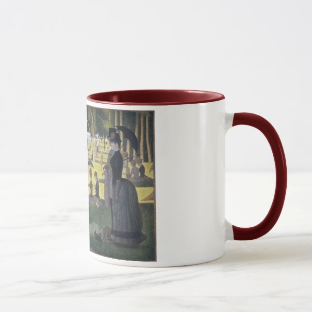 Tasse "Sonntagnachmittag" von Seurat (Rechts)