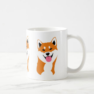 Tasse sonriente. Shiba inu