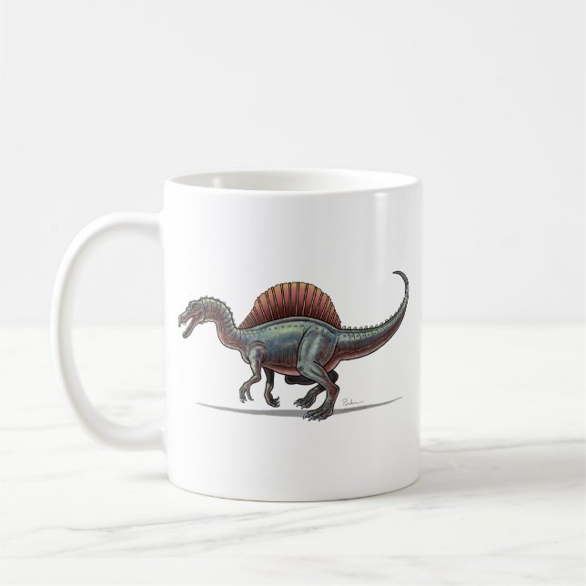 Tasse Spinosaurus Dinosaurier (Links)