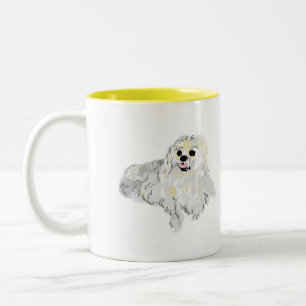 Tasse: Spitz Zweifarbige Tasse