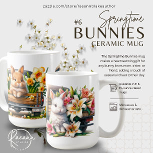 Tasse "Springtime Bunnies" zur Keramik