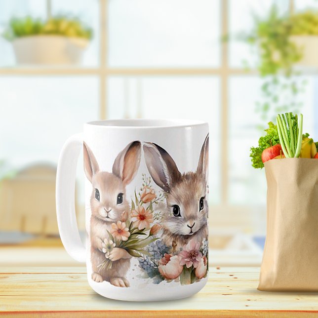 Tasse "Springtime Bunnies" zur Keramik (Von Creator hochgeladen)