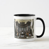 Tasse St. Sulpice mit farbiger Kante