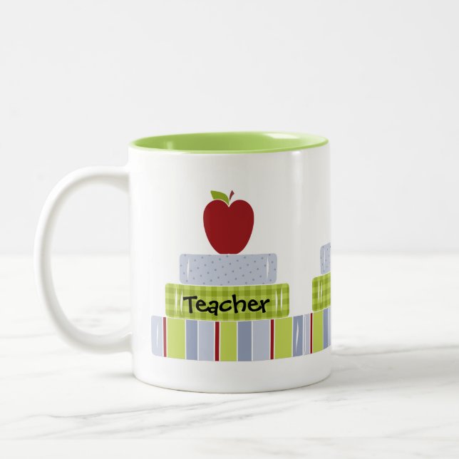 Tasse "Stackbücher" (Links)