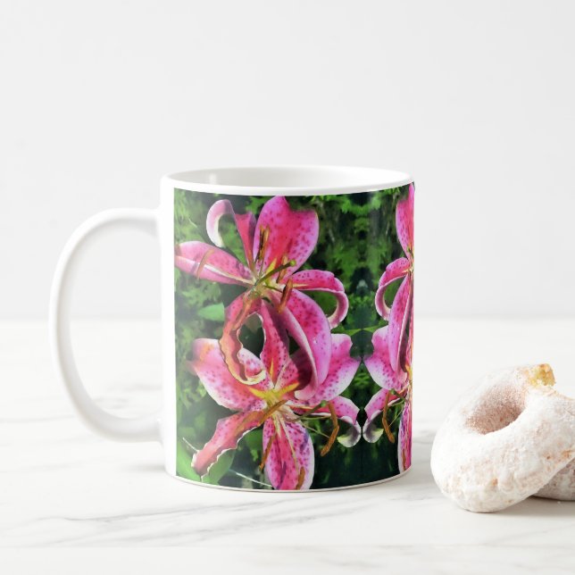 Tasse Stargazer Lilies (Mit Donut)
