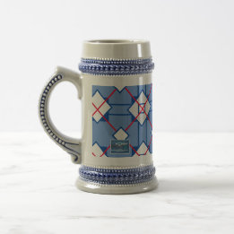Tasse Stein - Blau (Rotes Kreuz) RFPMDesign ©️ 202