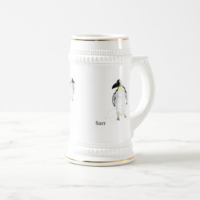 Tasse Stein: Penquin (VorderseiteRechts)