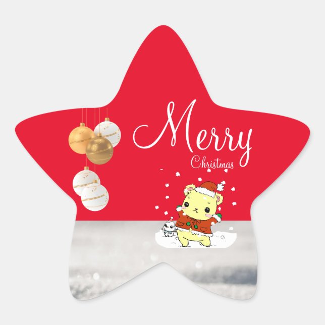 Tasse Stern-Aufkleber (Vorderseite)