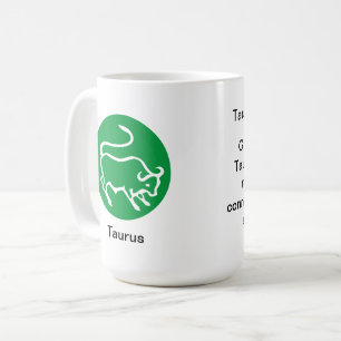 Tasse - Sternzeichenfarbe für Stier