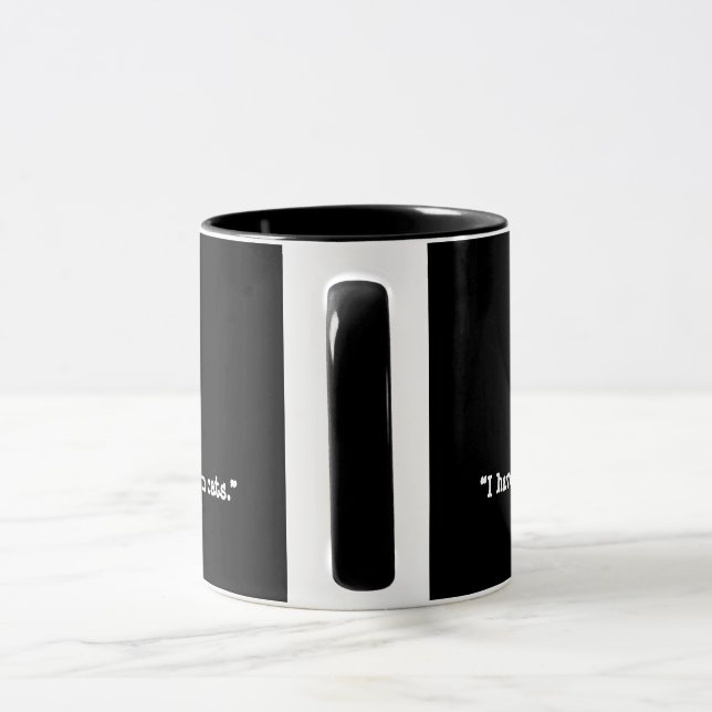 Tasse Stolz der schwarzen Katze! (Griff)