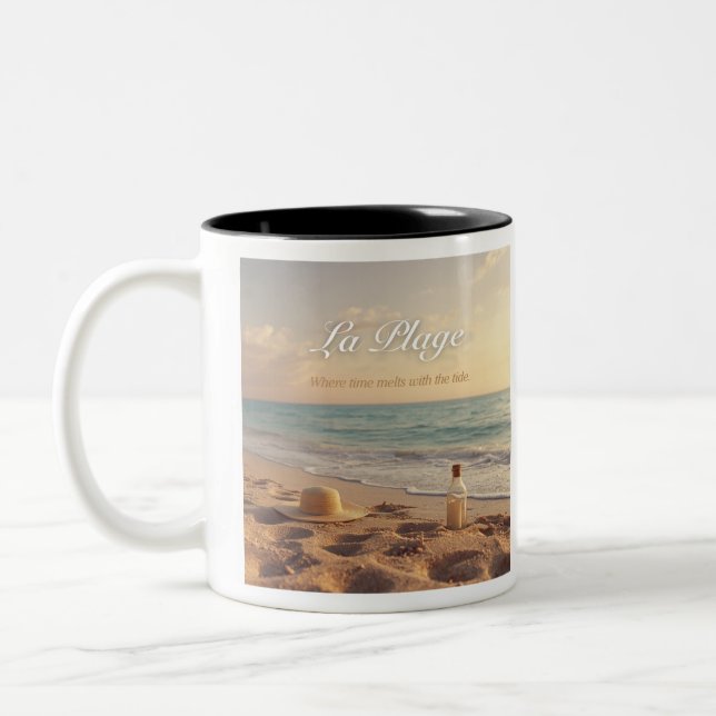 Tasse Strand und Ozean (Links)