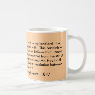 Tasse, Sturmhöhe durch Emily Bronte, 1847 Kaffeetasse