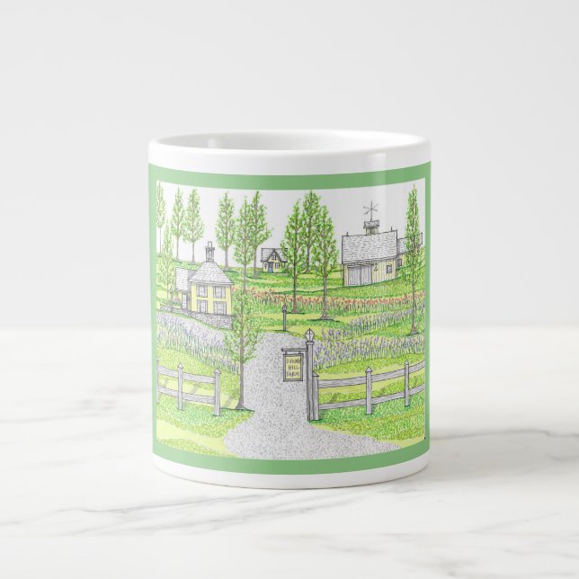 Tasse Sunny Hill Farm Green Jumbo (Vorderseite)