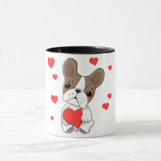 Tasse "Sweet Dog Holding Heart"